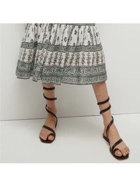 Veronica‎ Beard Allura Ankle Wrap Sandals New!